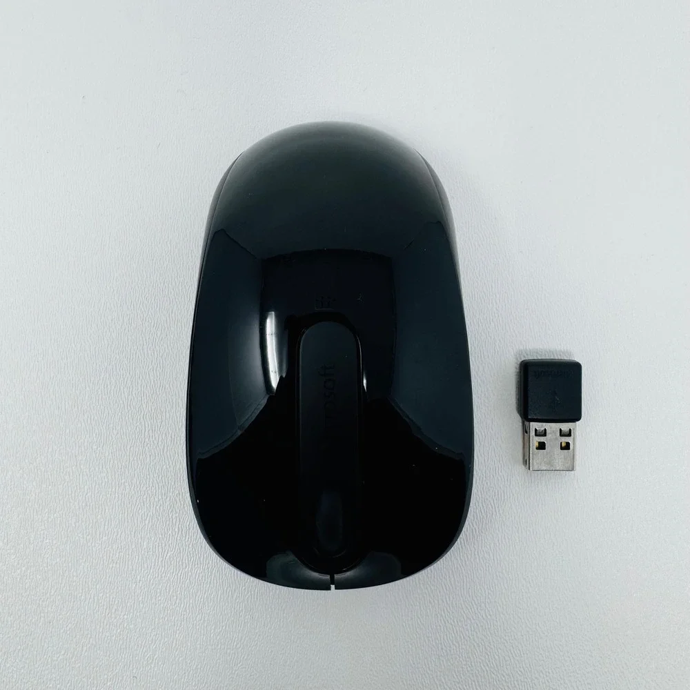 Microsoft‎ Wireless Mobile Mouse 1850 Black with USB Receiver Model 1461 150313